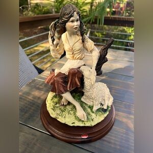 Vintage sculpture by Auro Belcari for DEAR ARTISTICHE brand. Made in Italy